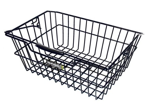 Kosz tylny na bagażnik BASIL CAIRO LUXE stalowy czarny (WYPRZEDAŻ -50%)