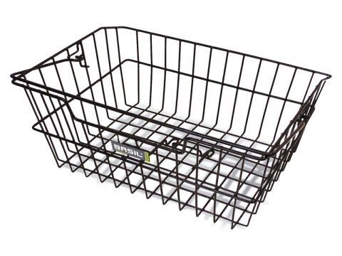 Kosz tylny na bagażnik BASIL CAIRO stalowy czarny (WYPRZEDAŻ -50%)