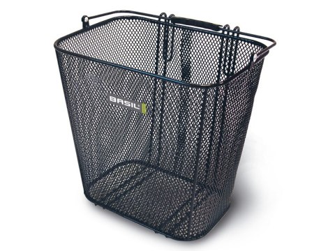 Kosz tylny na bagażnik BASIL CARDIFF MESH stalowy czarny (NEW)