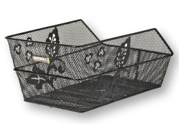 Kosz tylny na bagażnik BASIL CENTO FLOWER FM, FIXED MOUNTED, mocowanie stałe, black (NEW)