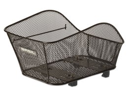 Kosz tylny na bagażnik BASIL ICON S WSL, WSL System, stalowy czarny (WYPRZEDAŻ -50%)