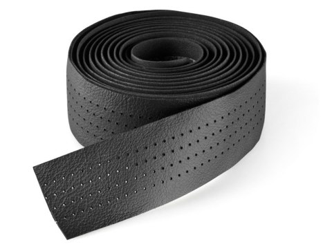 Owijka na kierownicę SELLE ITALIA SMOOTAPE CLASSICA BLACK, 2,5mm, Żel, Perforowana skóra, Czarna (NEW)