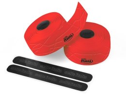 Owijka na kierownicę SELLE ITALIA SMOOTAPE Gran Fondo, 2,5mm, Pianka EVA-Żel, Czerwona (WYPRZEDAŻ -50%)