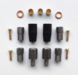 Przewód hamulca hydraulicznego CLARKS dla AVID SRAM (Elixir, CR, XX, XO) z końcówkami przód tył 3000mm czarny (DWZ)