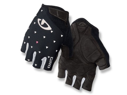 Rękawiczki damskie GIRO JAG'ETTE krótki palec black sharktooth roz. L (obwód dłoni 190-204 mm / dł. dłoni 185-195 mm) (WYPRZEDAŻ