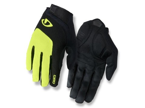 Rękawiczki męskie GIRO BRAVO GEL LF długi palec highlight yellow roz. XXL (obwód dłoni od 267 mm / dł. dłoni od 211 mm) (WYPRZED