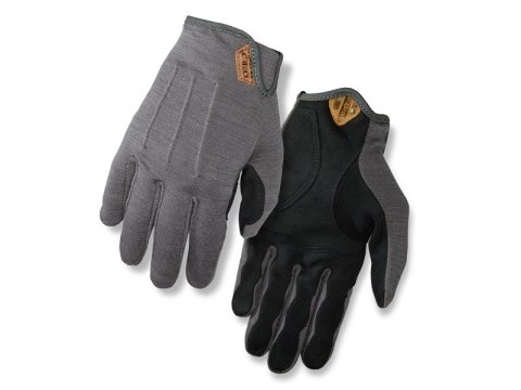 Rękawiczki męskie GIRO D'WOOL długi palec titanium roz. XXL (obwód dłoni od 267 mm / dł. dłoni od 211 mm) (WYPRZEDAŻ -50%)