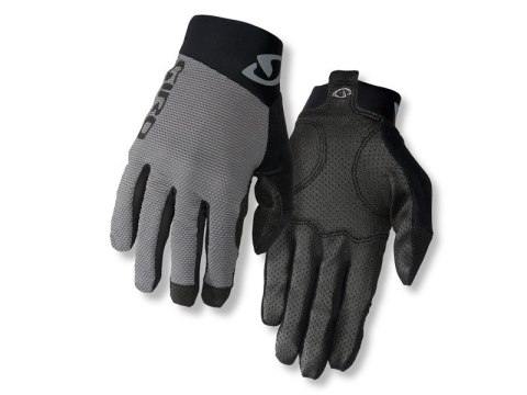 Rękawiczki męskie GIRO RIVET II długi palec titanium black roz. XXL (obwód dłoni od 267 mm / dł. dłoni od 211 mm) (WYPRZEDAŻ -70