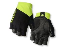 Rękawiczki męskie GIRO ZERO CS krótki palec black highlight yellow roz. XXL (obwód dłoni od 267 mm / dł. dłoni od 211 mm) (WYPRZ