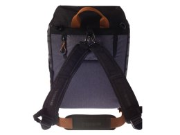 Sakwa pojedyncza BASIL MILES BICYCLE BACKPACK 17L, Hook On System, 100% wodoodporna black slate (NEW)