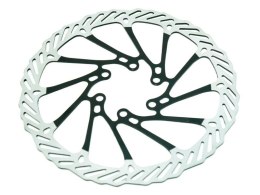 Tarcza hamulcowa CLARKS CL 180mm, Mocowanie IS (6 śrub), Grubość 1,8mm, Srebrno-czarna, Waga 121g (DWZ)