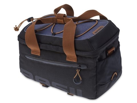 Torba na bagażnik BASIL MILES TRUNKBAG 7L, Universal Bridge System, 100% wodoodporna black slate (NEW)