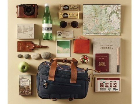 Torba na bagażnik BASIL MILES TRUNKBAG 7L, Universal Bridge System, 100% wodoodporna black slate (NEW)