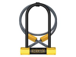 Zapięcie rowerowe ONGUARD BULLDOG MEDIUM DT DT 8015M U-LOCK + CABLE - ⌀13mm, Wymiary: 90mm x 175mm, 5x Kluczy z kodem + LINKA 10