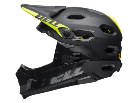 Kask full face BELL SUPER DH SPHERICAL matte gloss black roz. M (55-59 cm) (NEW 2025)