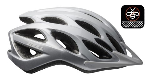 Kask mtb BELL TRAVERSE gloss white silver roz. Uniwersalny (54-61 cm) (NEW 2025)