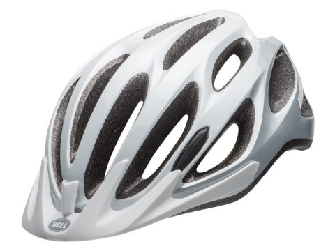 Kask mtb BELL TRAVERSE gloss white silver roz. Uniwersalny (54-61 cm) (NEW 2025)