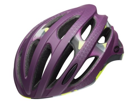 Kask szosowy BELL FORMULA matte plum deco roz. L (58-62 cm) (WYPRZEDAŻ -60%)