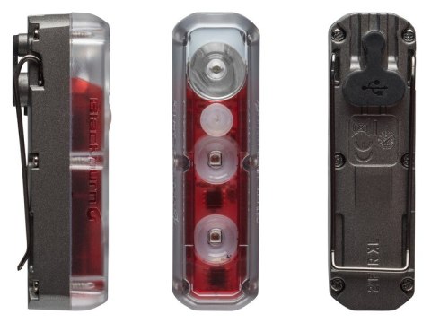 Lampka przednia/tylna BLACKBURN 2'FER XL USB przód 200 lumenów tył 40 lumenów czarna (NEW).