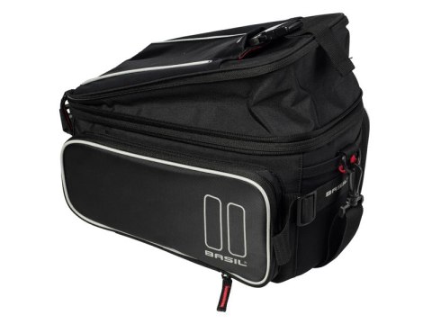 Torba na bagażnik BASIL SPORT DESIGN TRUNKBAG 7-15L, Universal Bridge System, wodoodporna czarna (NEW)