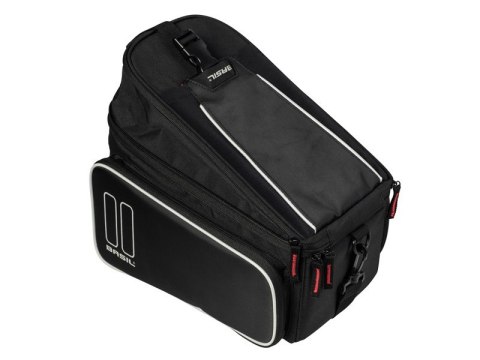 Torba na bagażnik BASIL SPORT DESIGN TRUNKBAG 7-15L, Universal Bridge System, wodoodporna czarna (NEW)