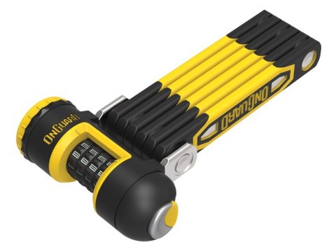 Zapięcie rowerowe składane ONGUARD Link Plate Lock REVOLVER COMBO X4P 8130 + SZYFR - 79cm (NEW).