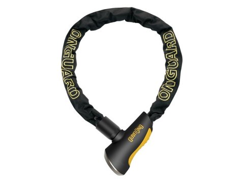 Zapięcie rowerowe ONGUARD MASTIFF 8020 ŁAŃCUCH Z ZAMKIEM, Wymiary: 110cm x 10mm, 5x Kluczy z kodem (NEW)