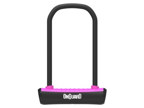 Zapięcie rowerowe ONGUARD NEON 8152PN U-LOCK - ⌀ 11mm, Wymiary: 115mm 292mm - uchwyt + 2 x Klucze Różowe (NEW)