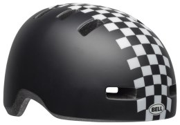 Kask dziecięcy BELL LIL RIPPER checkers matte black white roz. S (48-55 cm) (NEW 2025)
