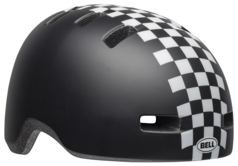 Kask dziecięcy BELL LIL RIPPER checkers matte black white roz. S (48-55 cm) (NEW 2025)