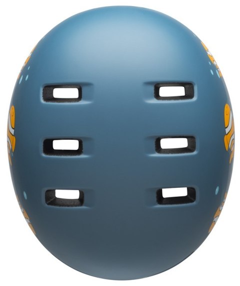 Kask dziecięcy BELL LIL RIPPER clown fish matte gray blue roz. S (48-55 cm) (NEW 2025)