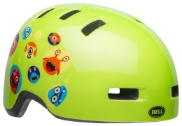 Kask dziecięcy BELL LIL RIPPER monsters gloss green roz. XS (45-52 cm) (NEW 2025)