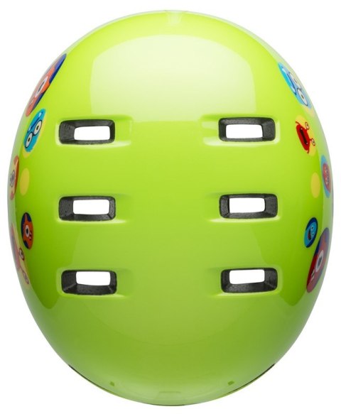 Kask dziecięcy BELL LIL RIPPER monsters gloss green roz. S (48-55 cm) (NEW 2025)