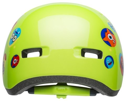 Kask dziecięcy BELL LIL RIPPER monsters gloss green roz. S (48-55 cm) (NEW 2025)
