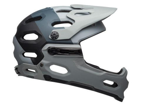 Kask full face BELL SUPER 3R MIPS downdraft matte gray gunmetal roz. M (55-58 cm) (WYPRZEDAŻ -50%)