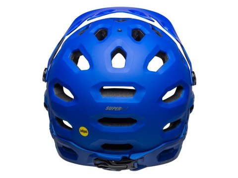 Kask full face BELL SUPER 3R MIPS matte blue bright blue roz. L (58-62 cm) (WYPRZEDAŻ -60%)