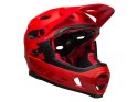 Kask full face BELL SUPER DH SPHERICAL matte gloss crimson black roz. S (52-56 cm) (WYPRZEDAŻ -50%)