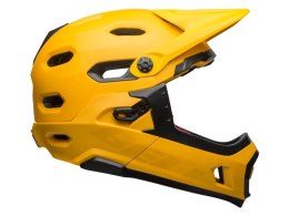 Kask full face BELL SUPER DH SPHERICAL matte gloss yellow black roz. L (58-62 cm) (WYPRZEDAŻ -50%)