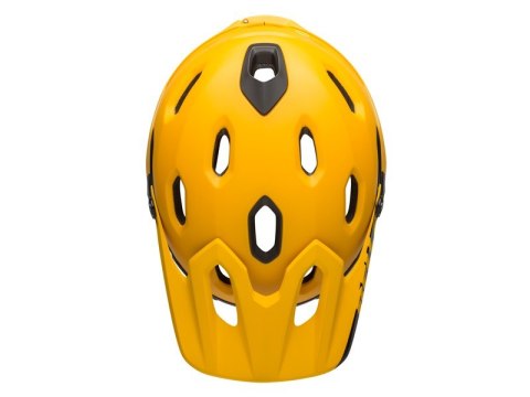 Kask full face BELL SUPER DH SPHERICAL matte gloss yellow black roz. S (52-56 cm) (WYPRZEDAŻ -50%)