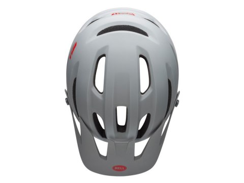 Kask mtb BELL 4FORTY MIPS cliffhanger matte gloss gray crimson roz. S (52-56 cm) (NEW 2025)