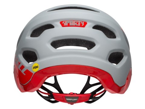 Kask mtb BELL 4FORTY cliffhanger matte gloss gray crimson roz. M (55-59 cm) (WYPRZEDAŻ -50%)
