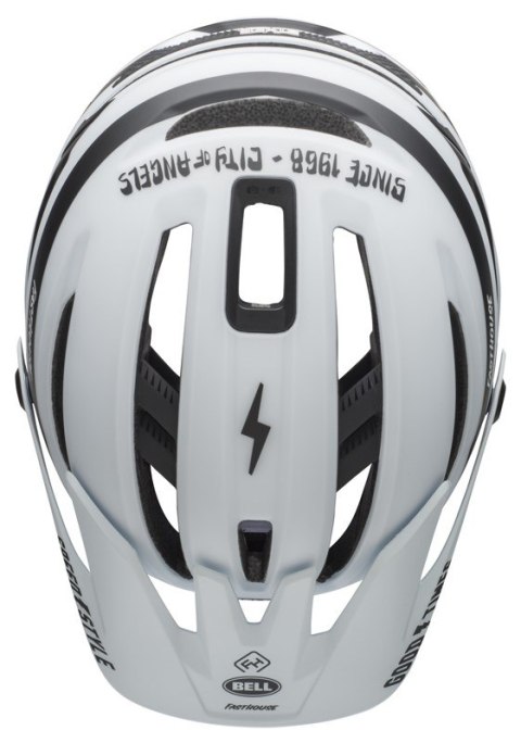 Kask mtb BELL SIXER MIPS fasthouse stripes matte white black roz. L (58-62 cm) (NEW 2025)