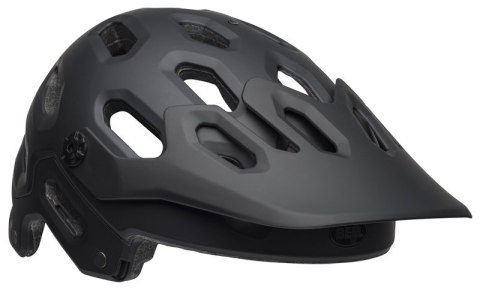 Kask mtb BELL SUPER 3 matte gloss black gray roz. M (55-59 cm) (WYPRZEDAŻ -50%)