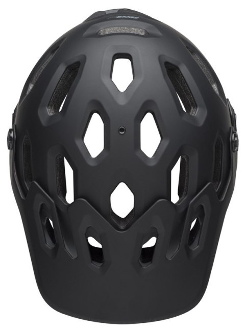 Kask mtb BELL SUPER 3 matte gloss black gray roz. M (55-59 cm) (WYPRZEDAŻ -50%)