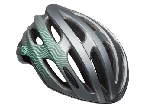 Kask szosowy BELL FORMULA tsunami matte gloss gunmetal mint black roz. L (58-62 cm) (WYPRZEDAŻ -60%)