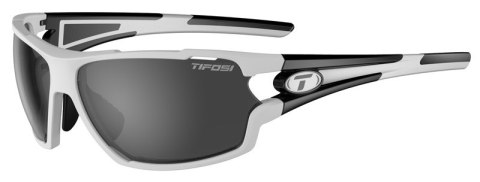 Okulary TIFOSI AMOK white black (3 szkła Smoke 15%, AC Red 39%, Clear 90% transmisji światła) (DWZ)