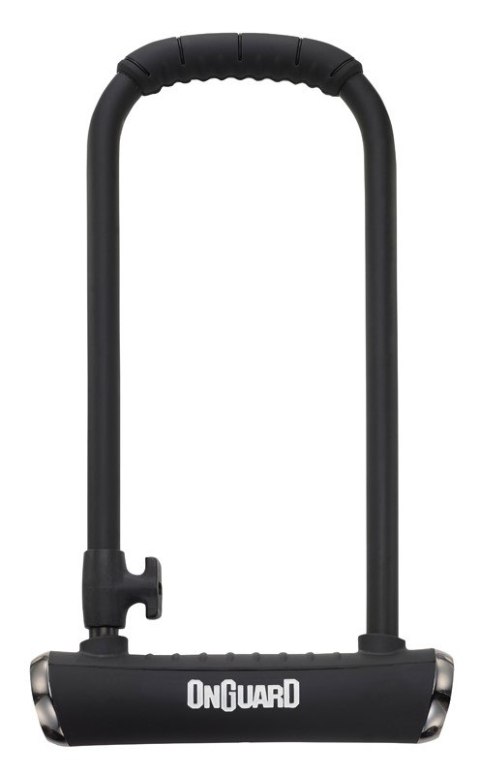 Zapięcie rowerowe ONGUARD PITBULL LS X-SERIES 8002 U-LOCK - ⌀14mm, Wymiary: 115mm x 292mm, 5x Kluczy z kodem (NEW)