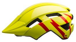 Kask dziecięcy BELL SIDETRACK II strike gloss hi-viz red roz. Uniwersalny (47-54 cm) (NEW 2025)