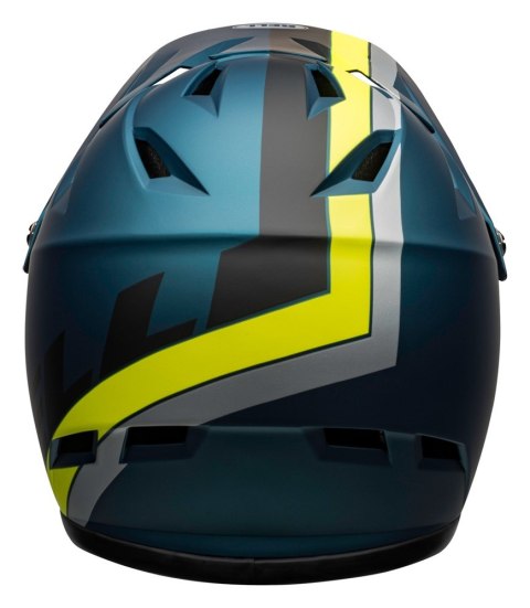 Kask full face BELL SANCTION agility matte blue hi-viz roz. L (58-60 cm)