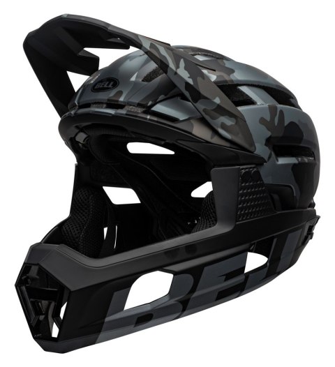 Kask full face BELL SUPER AIR R SPHERICAL matte gloss black camo roz. L (58-62 cm) (NEW 2025)